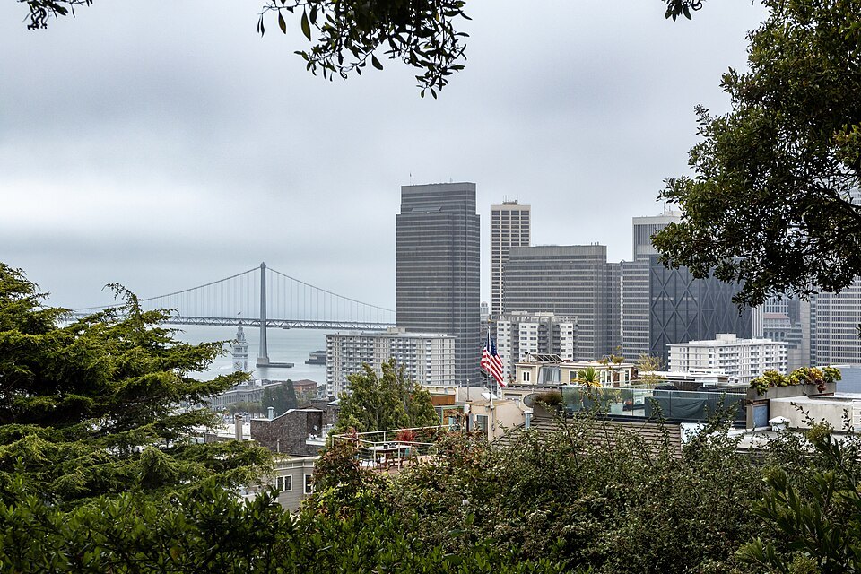 What do the murals inside Coit Tower show, and who painted them?