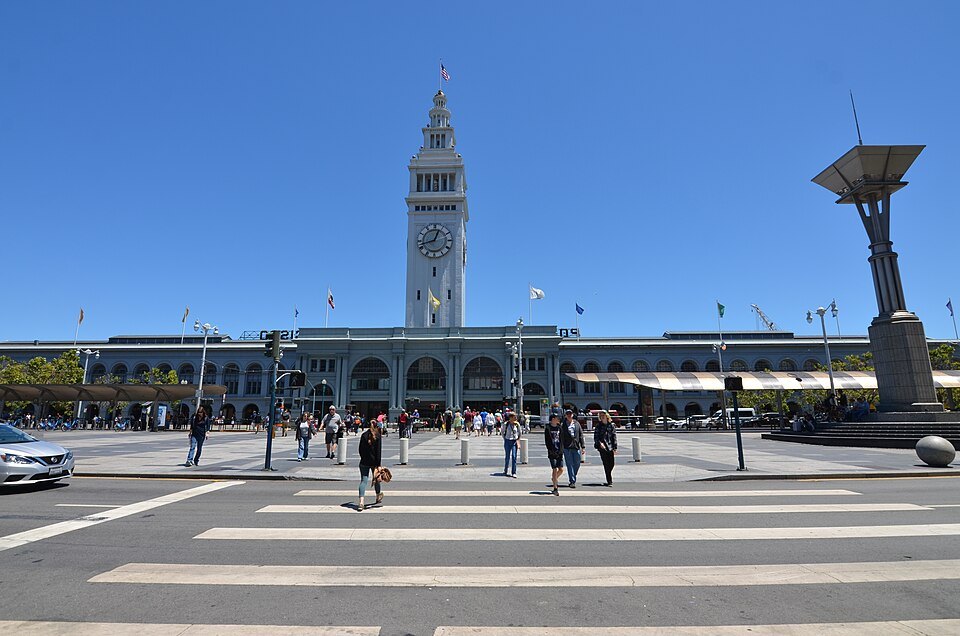 The Ferry Building and the Embarcadero