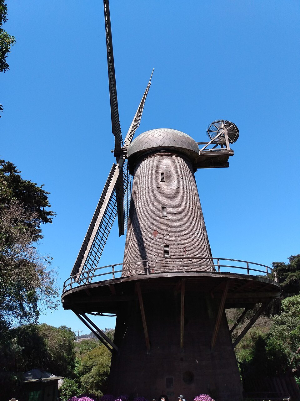 The Dutch Windmill at the ocean end of Golden Gate Park