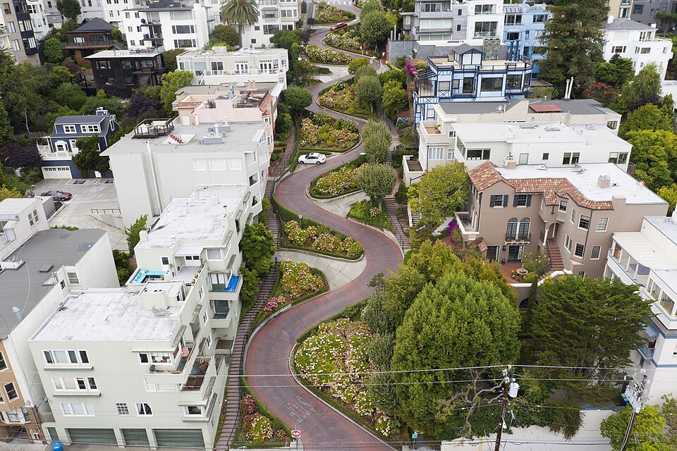 Lombard Street and Russian Hill